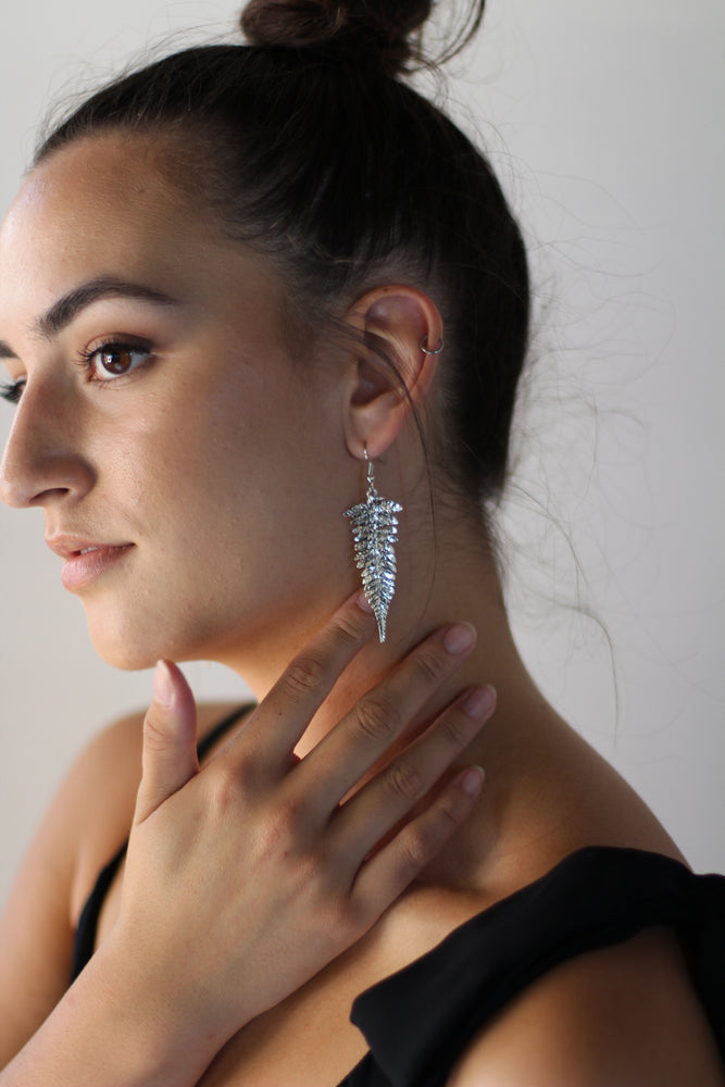 Heruheru – Fern Earring in Silver