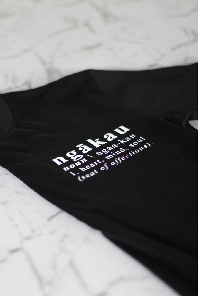 Ngākau, Definition T-Shirt - Black