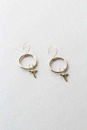 Mako - Statement Earring in Gold