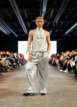 Mau Trousers in Oyster