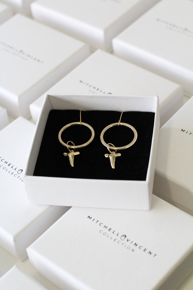Mako - Statement Earring in Gold