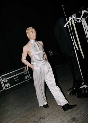 Mau Trousers in Oyster