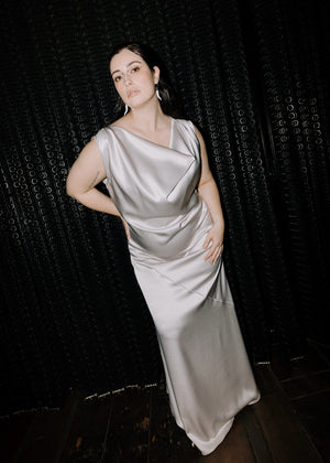 Hono Dress in Oyster