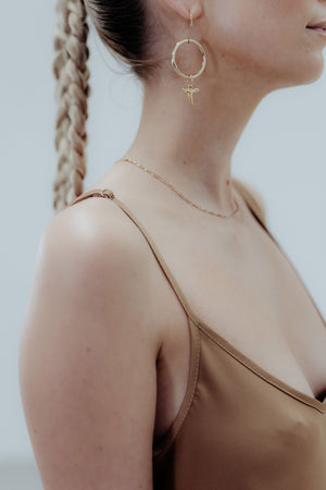 Mako - Statement Earring in Gold