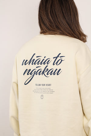 Whāia tō Ngākau - in Cream