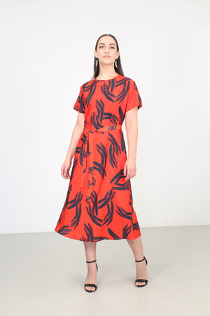 Ngāwari – Manaaki Print Dress