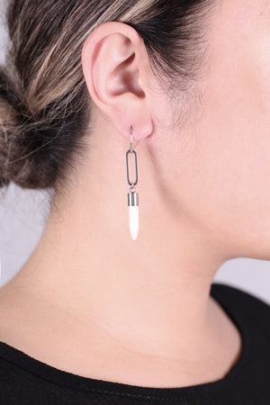 Aurei Iti - Silver with Stone Charm