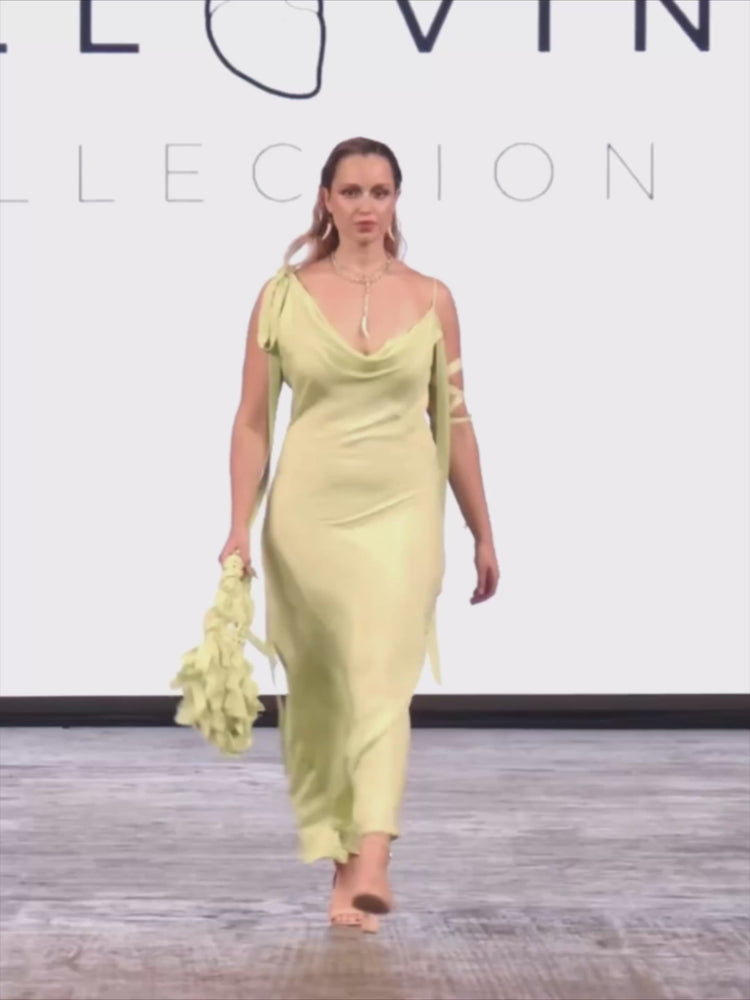 
            
                Load and play video in Gallery viewer, Pūtiki Dress in Atomic
            
        