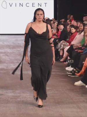 
            
                Load and play video in Gallery viewer, Pūtiki Dress in Black
            
        