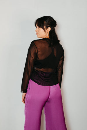 Aho - Straight Leg Trouser in Fuchsia