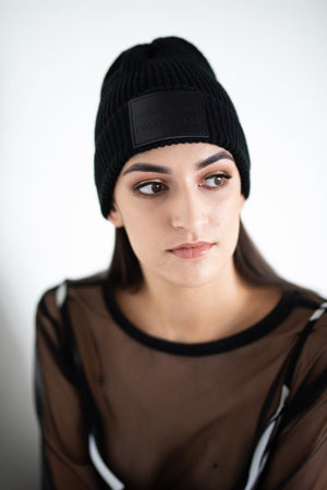 Fisherman MVC Beanie in Black