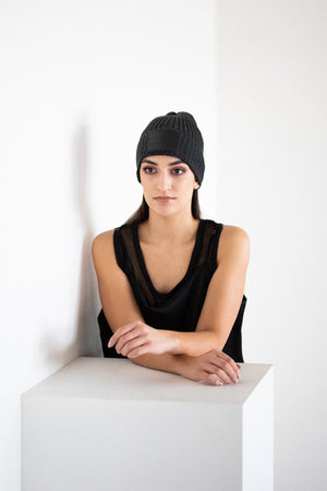 Fisherman MVC Beanie in Charcoal