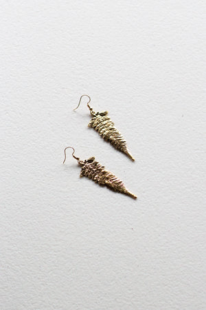 Heruheru – Fern Earring in Gold