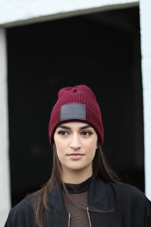 Fisherman MVC Beanie in Maroon