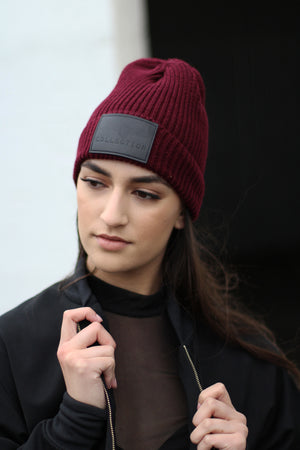 Fisherman MVC Beanie in Maroon