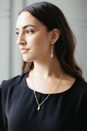 Niho Kaiū – Ivory Tusk with Gold Necklace