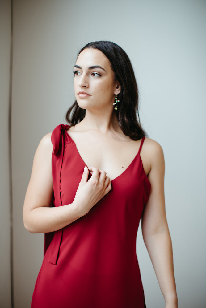 Mahara – Rose Earring in Gold