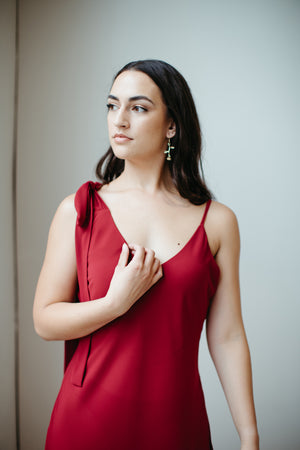 Mahara – Rose Earring in Gold