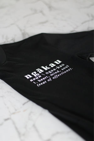 
            
                Load image into Gallery viewer, Ngākau, Definition T-Shirt - Black
            
        