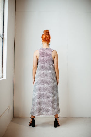Pou – Muscle Back Slip Dress in Taniwha Print