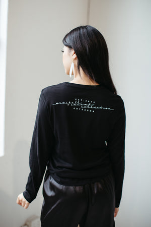 Whāia tō Ngākau, Hand Script T-Shirt - Black