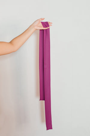 Thick Sash Tie in Fuchsia