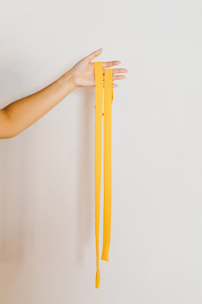 
            
                Load image into Gallery viewer, Thin Sash Tie in Kōwhai
            
        